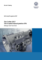 VW - SSP 587_The Crafter 2017 - The 6-speed manual gearbox 0F6 - Self Study Programme 
